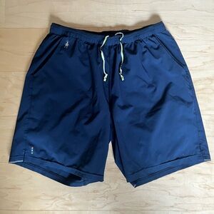 Smartwool Navy Shorts 7” w/ Liner Medium